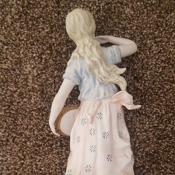 Tall Vintage Figurine Candrea Porcelain Set Man Women - Picture 4 of 16